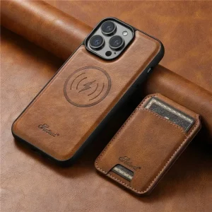 2 In 1 Detachable Wallet Leather Case