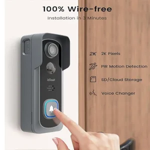 Video Doorbell with Chime Ringer